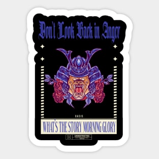 Don't Look Back in Anger What's the Story Morning Glory Sticker